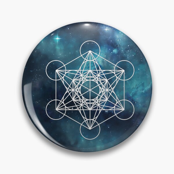 Item preview, Metatron's Cube with Galaxy Background designed and sold by christineiris.