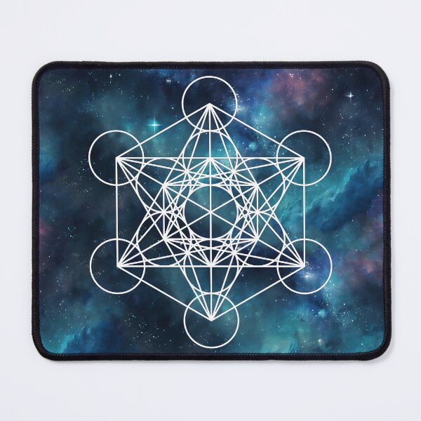 Item preview, Metatron's Cube with Galaxy Background designed and sold by christineiris.