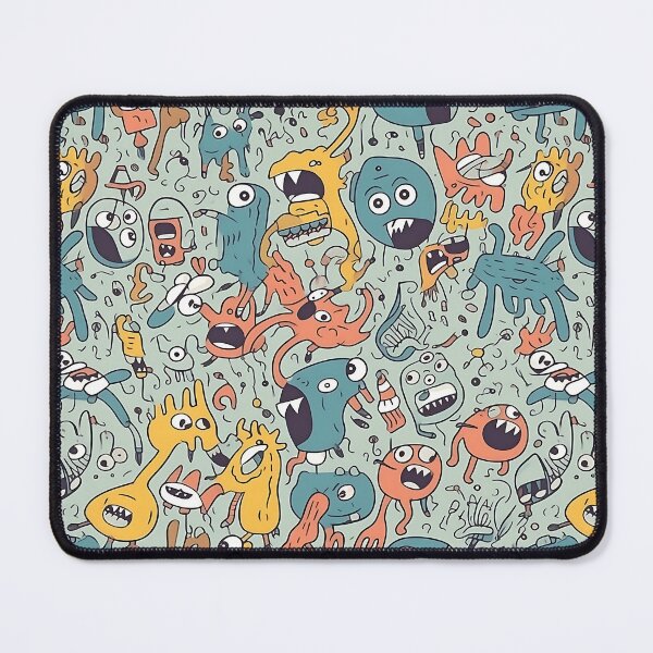 Item preview, The atychiphobia pattern. Pastel colours designed and sold by TheInspiredAI.
