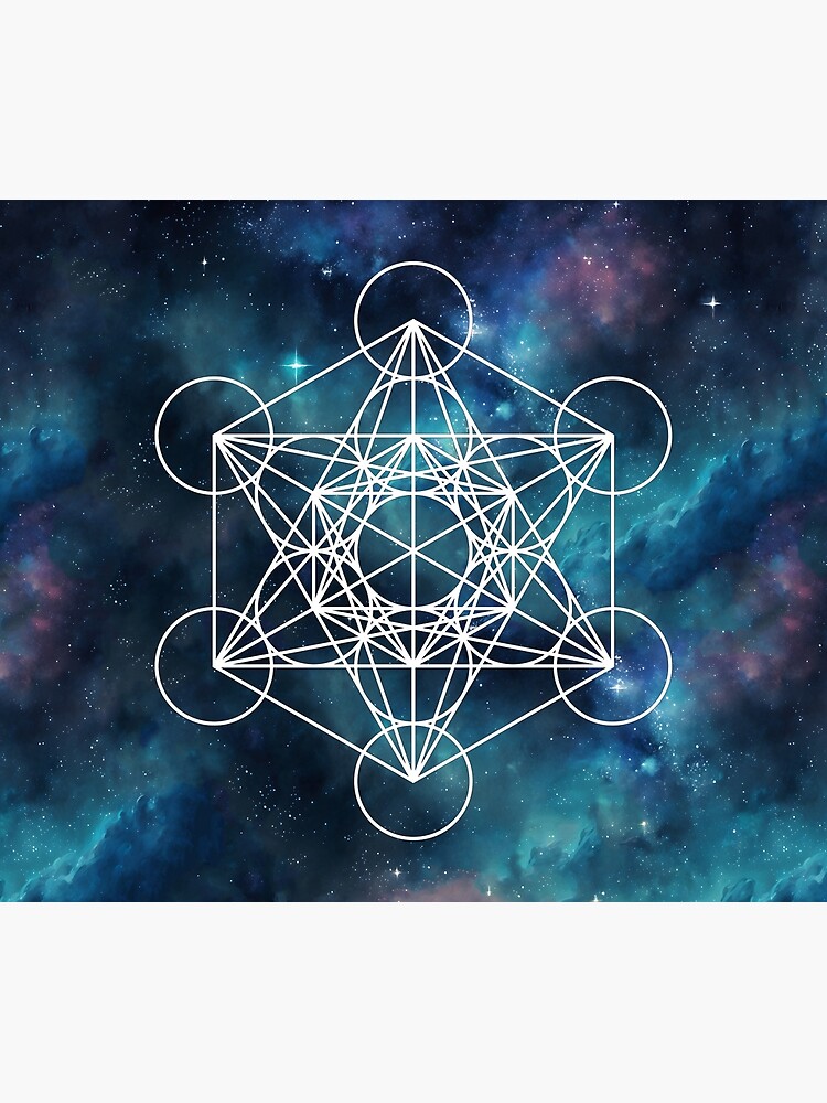 Metatrons Cube Nebula Outer Space Stars Universe T-Shirt Metatrons Cube Nebula Outer Space Stars Universe T-Shirt