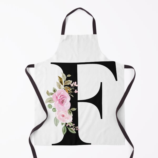 Item preview, Letter F with Natural Multi Color Flowers designed and sold by Print-Online.