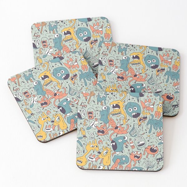 Item preview, The atychiphobia pattern. Pastel colours designed and sold by TheInspiredAI.