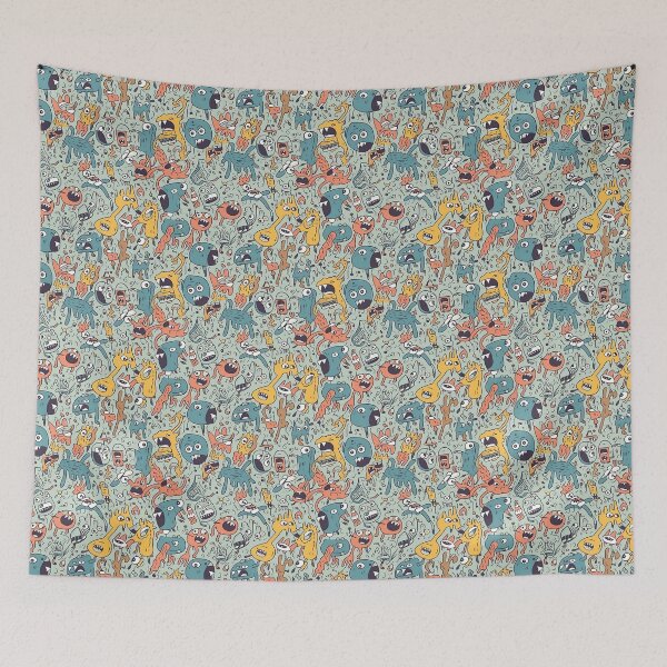 Item preview, The atychiphobia pattern. Pastel colours designed and sold by TheInspiredAI.