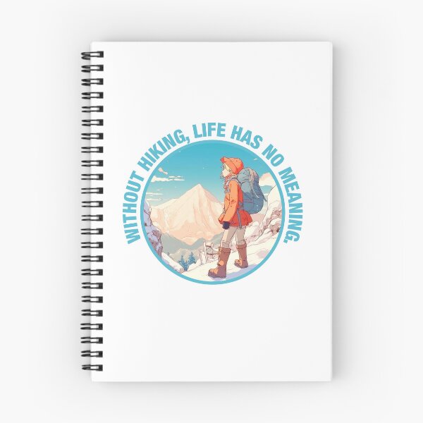 Item preview, Hiking | Outdoors - Without Hiking, Life has no Meaning | Manga Anime Comics Style designed and sold by Gorma Kuma.