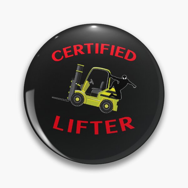 Artikelvorschau, Gabelstapler Ninja Certified Forklift Lifter NFYR entworfen und verkauft von TeamsterLife.