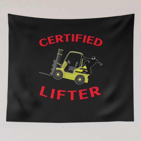 Item preview, Forklift Ninja Certified Forklift Lifter NFYR designed and sold by TeamsterLife.