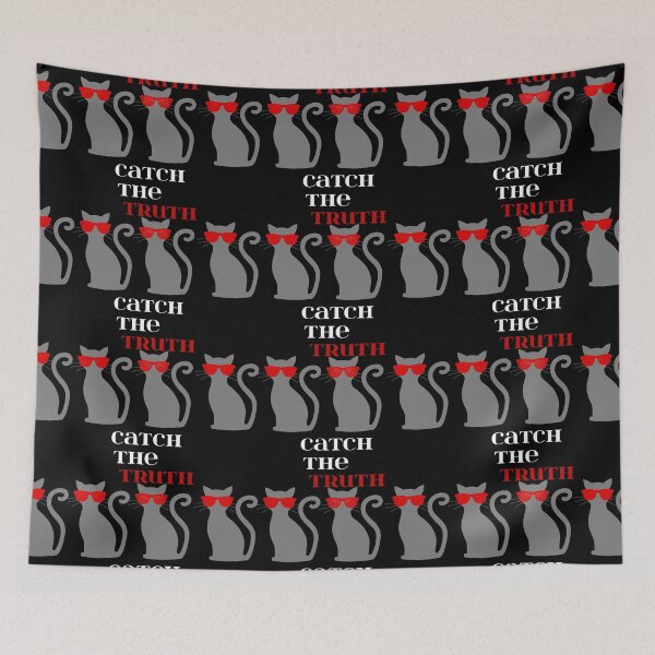 Item preview, Catch the truth in grey white and red designed and sold by Topmel.