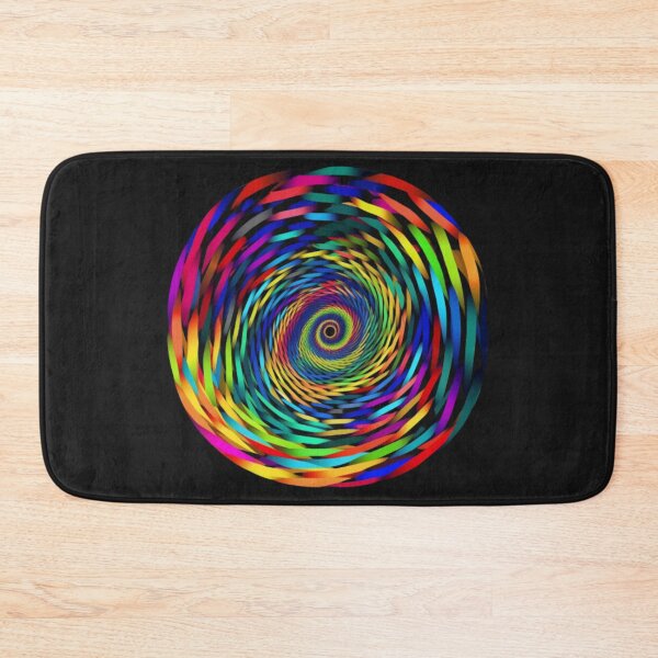 Item preview, AMOLED Rainbow Spinning Super Vortex Graphic Art designed and sold by CRAZY&ART.