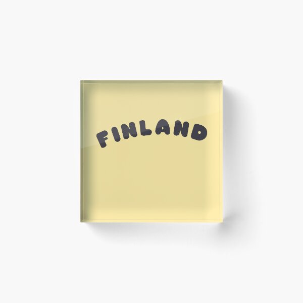 Item preview, Finland text black designed and sold by vibeno1.