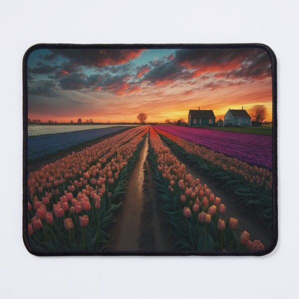 Item preview, blossoming tulip fields netherlands designed and sold by Inferna-Love Creations.