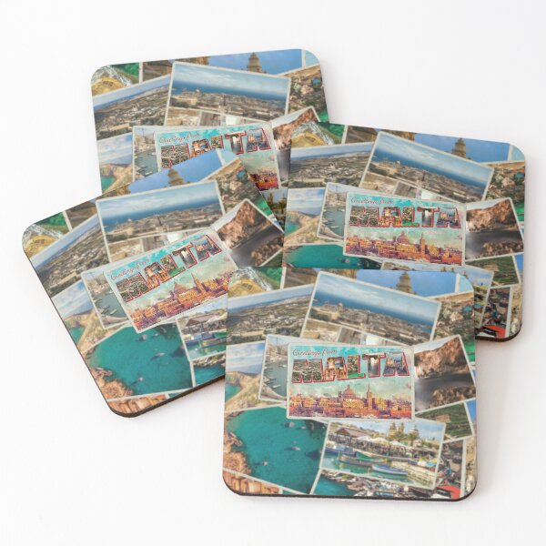 Item preview, Greetings from Malta Vintage style retro souvenir designed and sold by DeveloperProp0.