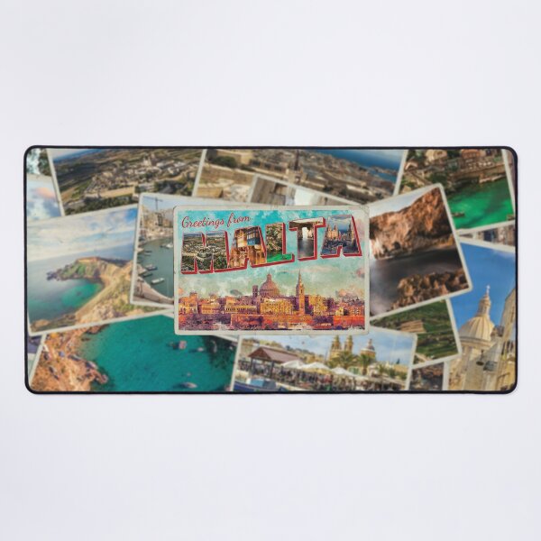 Item preview, Greetings from Malta Vintage style retro souvenir designed and sold by DeveloperProp0.