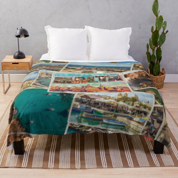 Item preview, Greetings from Malta Vintage style retro souvenir designed and sold by DeveloperProp0.