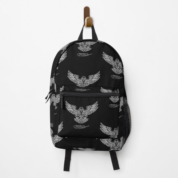 Item preview, Brave Eagle Hunting White Line Drawing Design designed and sold by EarthArtDesigns.