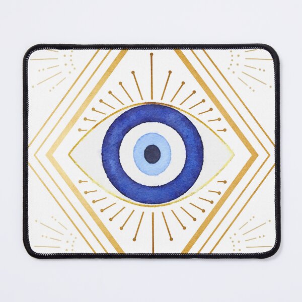 Item preview, Eye of protection, Blue & gold watercolor designed and sold by AmandaGreenwood.