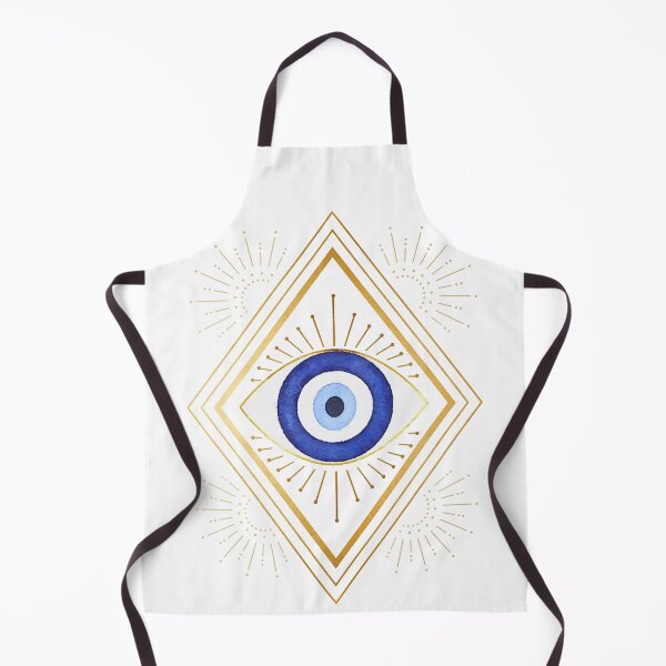 Item preview, Eye of protection, Blue & gold watercolor designed and sold by AmandaGreenwood.