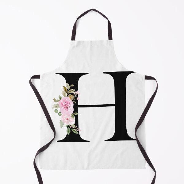 Item preview, Letter H with Natural Multi Color Flowers designed and sold by Print-Online.