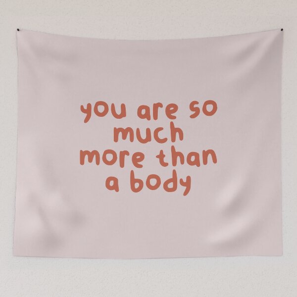 Item preview, You Are So Much More Than A Body, Eating Disorder Recovery designed and sold by Artestygraphic.