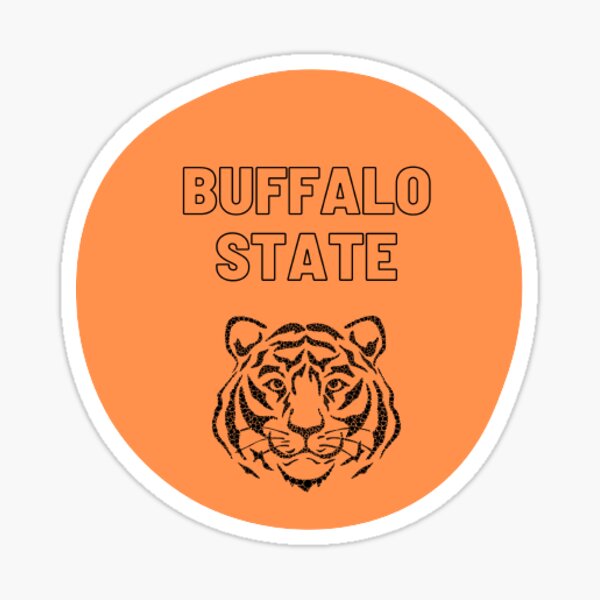 Buffalo State College Bengals NCAA Seal Tee T-Shirt Small Orange