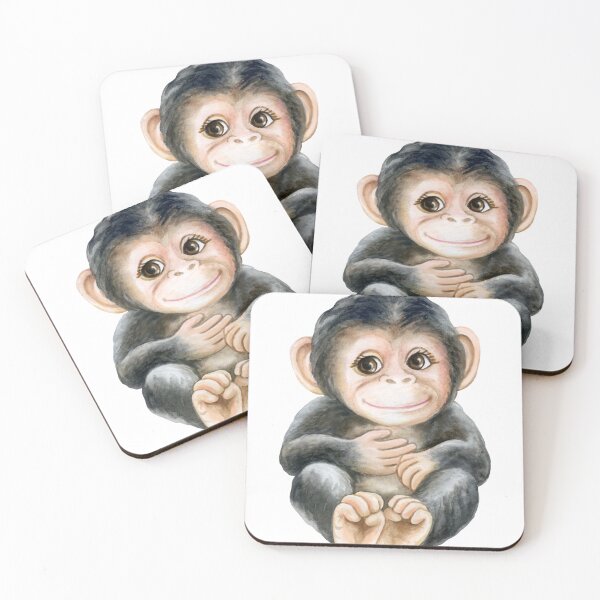 Item preview, cute monkey picture designed and sold by Babasoph.
