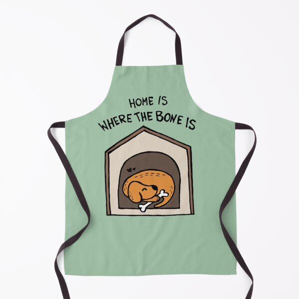 Artikelvorschau, Home Is Where The Bone Is Dog entworfen und verkauft von Graograman.