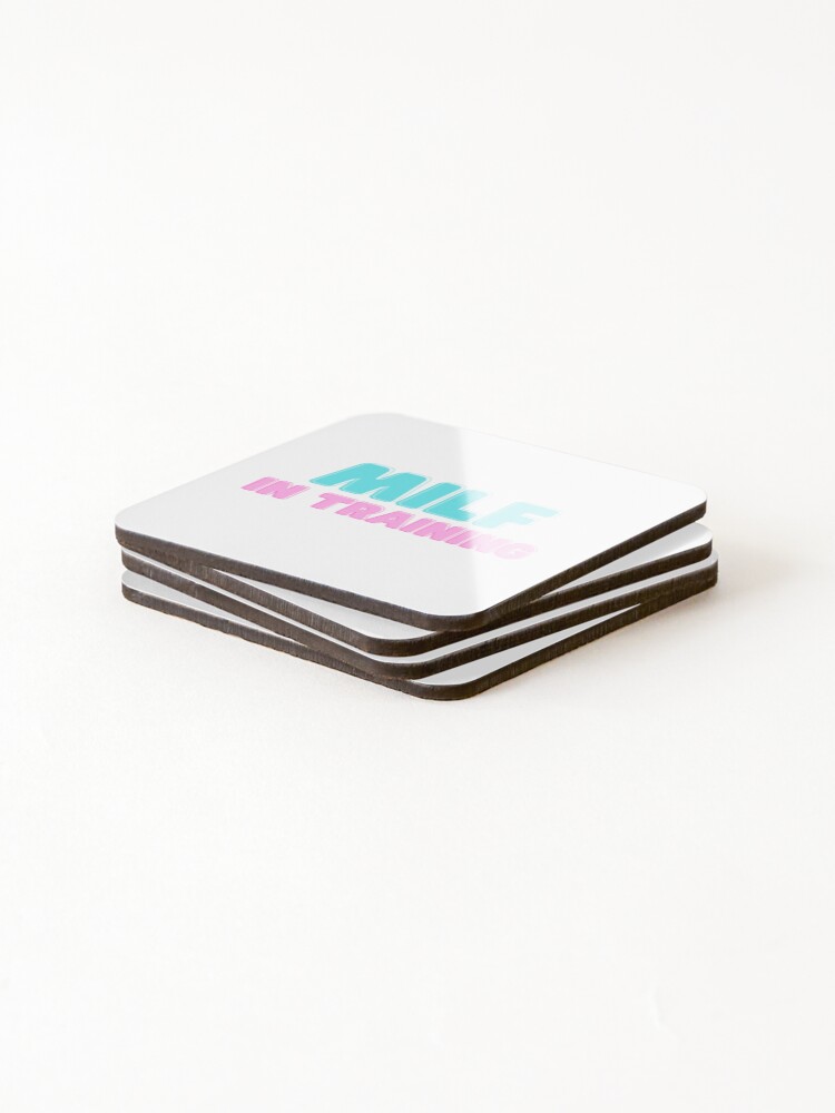 Thumbnail 4 of 5, Coasters (Set of 4), MILF In Training designed and sold by JettieDesignCo.