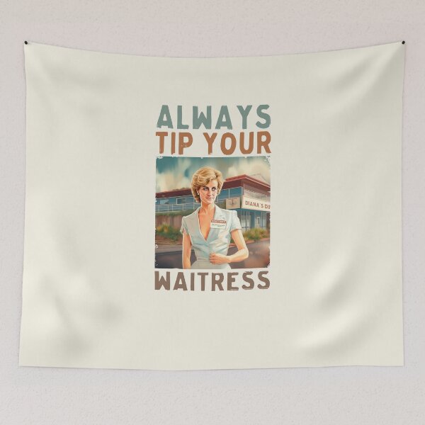 Item preview, Waitress Princess Diana designed and sold by DebbieDoesDogs.