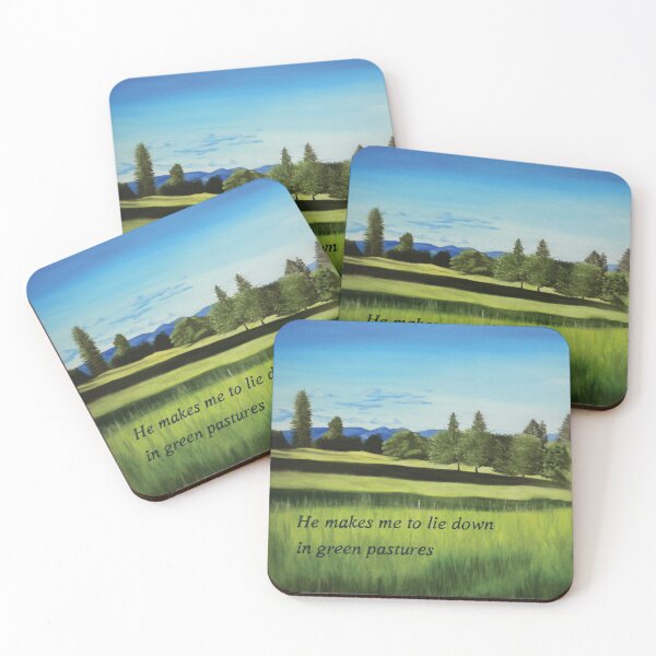 Item preview, Green Pastures Psalm designed and sold by JJulienArt.