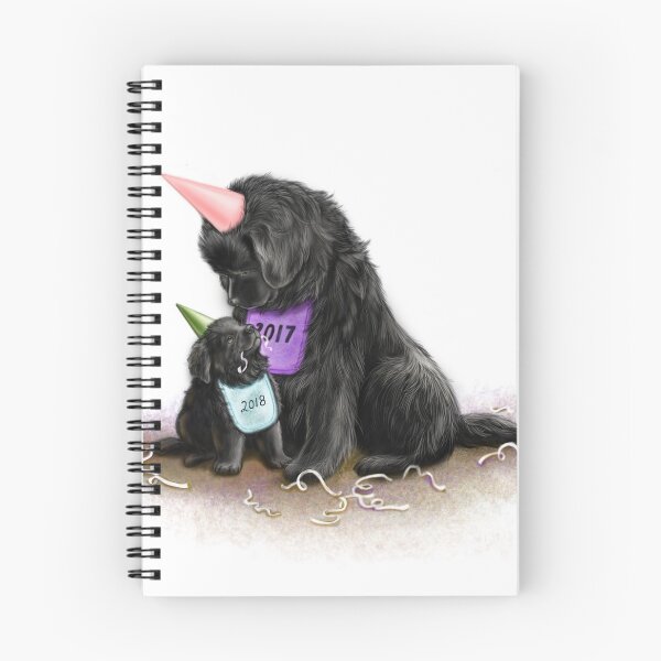 Item preview, New Years Newfies designed and sold by Patricia Reeder Eubank.