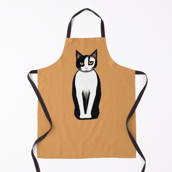 Item preview, Mid Century Modern Black and White Cat designed and sold by Marymarice.