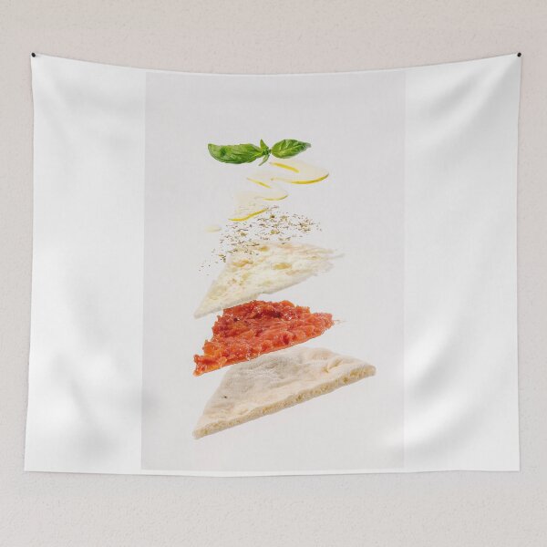 Item preview, exploded view of a slice of pizza designed and sold by Juri Pozzi.