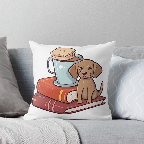 Item preview, Books And Coffee And Dogs And Social Justice. Cute cartoon style designed and sold by TheInspiredAI.