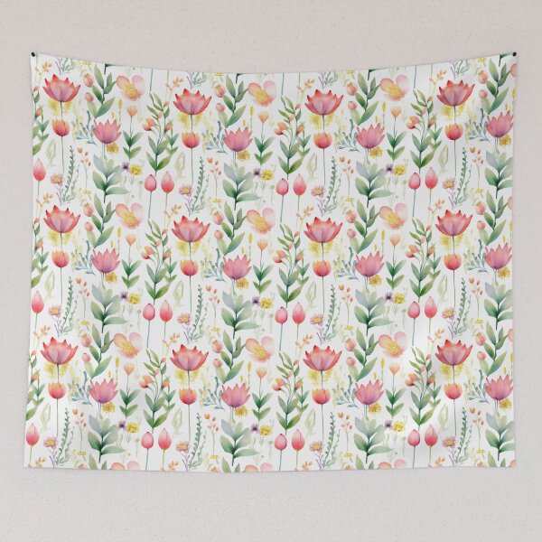 Item preview, Experience the Beauty of Spring with Our Watercolor Spring Flowers Collection of Apparel and Homeware designed and sold by ThePurpleMelon.