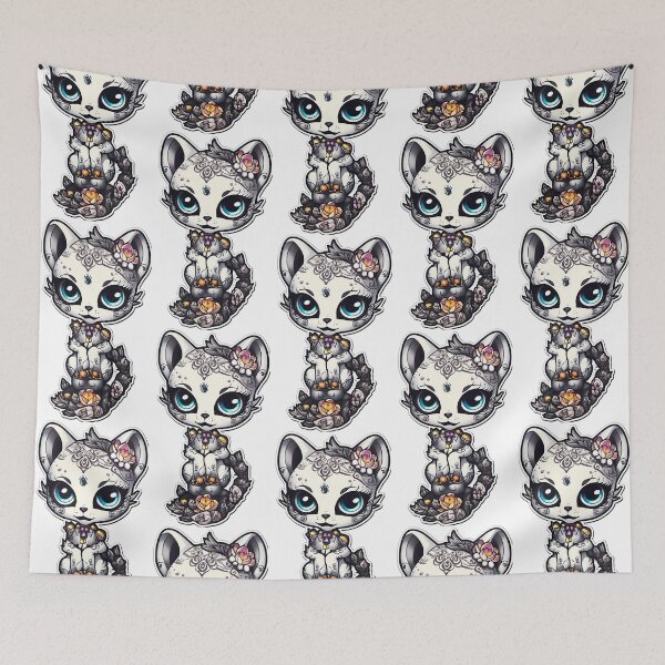 Item preview, Cute cat, your new feline friend and cat fashion accessory! designed and sold by CragGrimVisions.