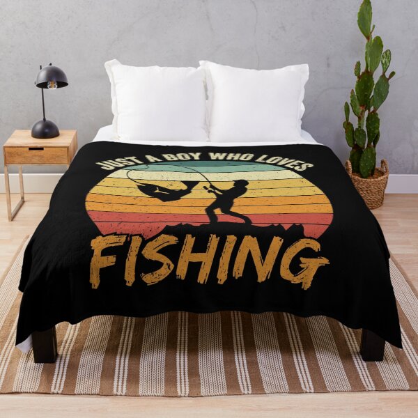 Item preview, Just A Boy Who Loves Fishing Love Fishing designed and sold by AmethystMurad.