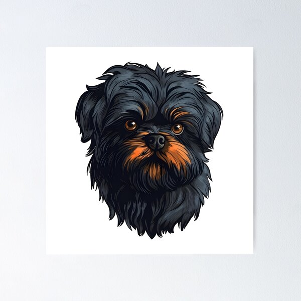 Item preview, Cute Affenpinscher Dog. designed and sold by FluffyCute.