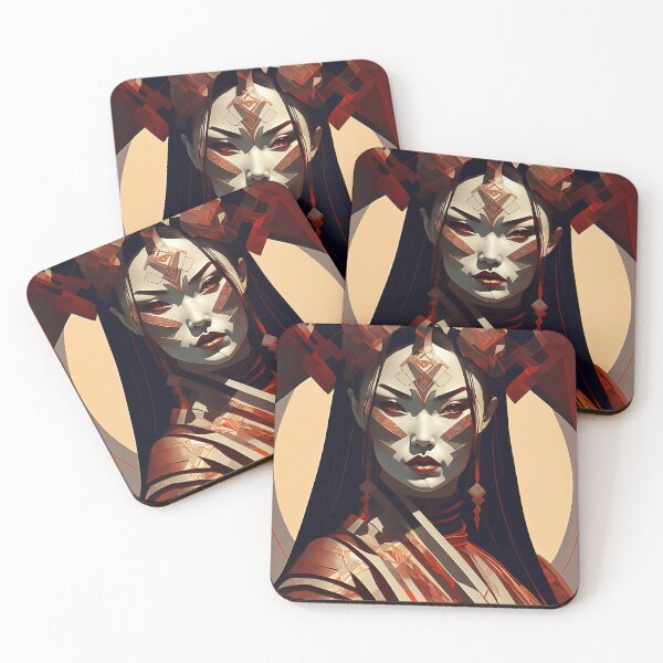 Item preview, Onna bugeisha - make up designed and sold by Henry Barre Art.