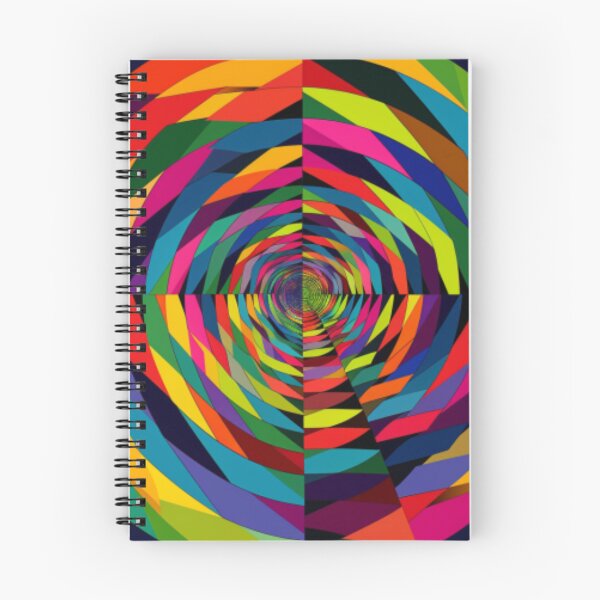 Item preview, AMOLED Rainbow Spinning Super Vortex Graphic Art designed and sold by CRAZY&ART.