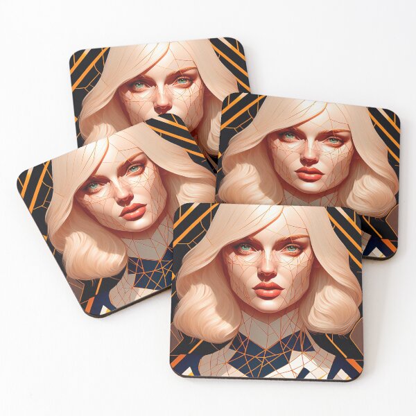 Item preview, Blonde woman designed and sold by Henry Barre Art.