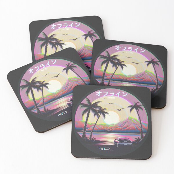 Item preview, Halftone Synthwave Sticker designed and sold by taralundrigan.