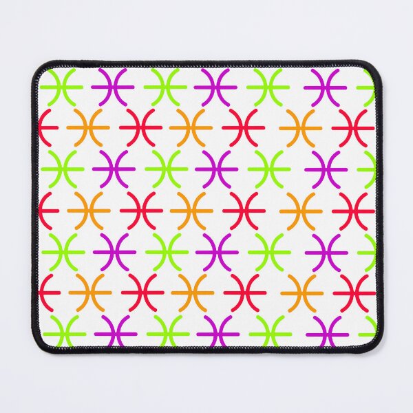 Item preview, Multicolor Pisces sign, astrology zodiac symbol white background designed and sold by Stéphane  Thirion.