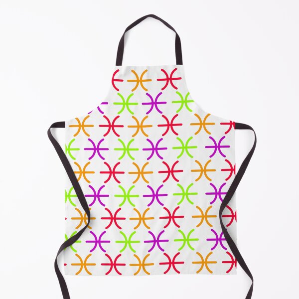Item preview, Multicolor Pisces sign, astrology zodiac symbol white background designed and sold by Stéphane Thirion.