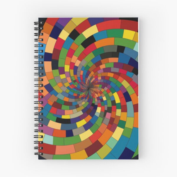 Item preview, AMOLED Rainbow Spinning Super Vortex Graphic Art designed and sold by CRAZY&ART.