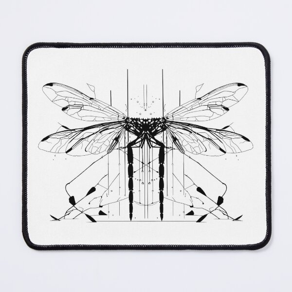Item preview, Abstract dragonfly designed and sold by CortexCreations.