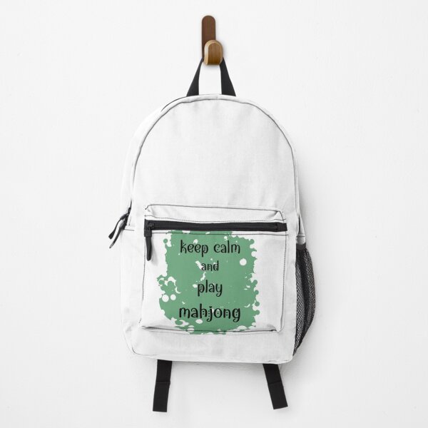 Item preview, keep calm and play mahjong designed and sold by EmeraldeaArt.