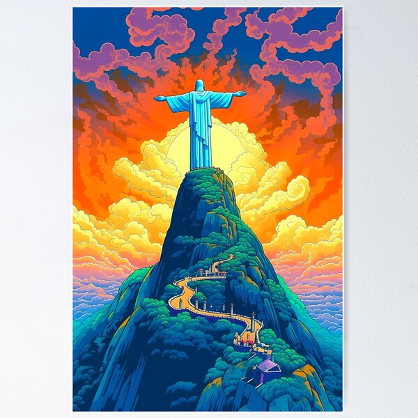 Item preview, Christ The Redeemer, Rio De Janeiro, Brazil designed and sold by ThePrintiverse.