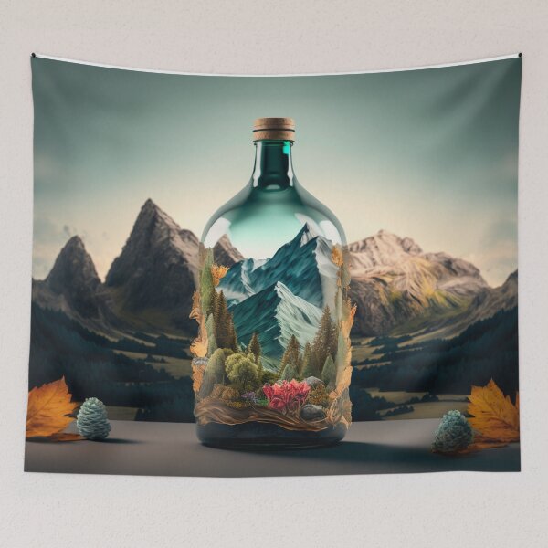Item preview, Bottle mountain designed and sold by Arts.Lifes   .Styles.