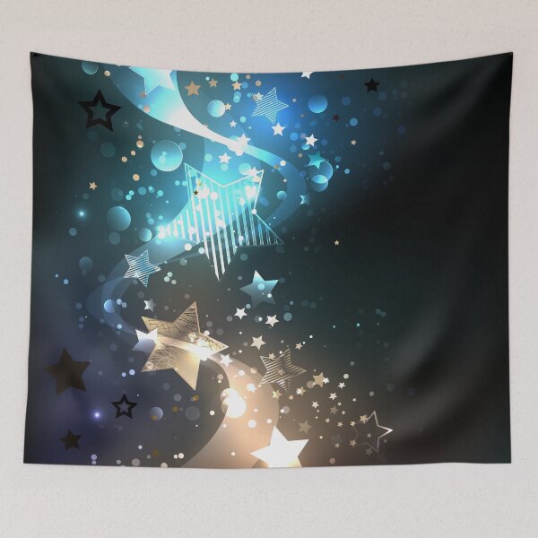 Item preview, Glowing Blue Stars ( Abstract Background ) designed and sold by Blackmoon9.