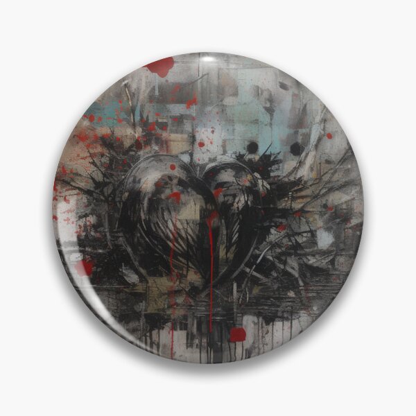 Item preview, Grunge heart artwork, poisoned hope theme designed and sold by SvarunPogani.