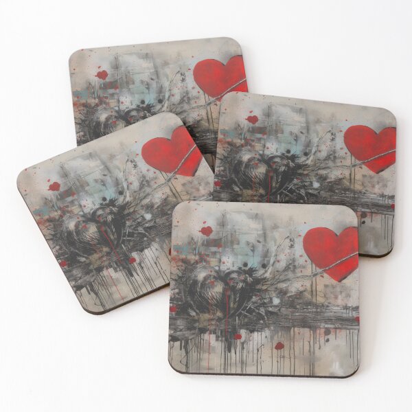 Item preview, Grunge heart artwork, poisoned hope theme designed and sold by SvarunPogani.